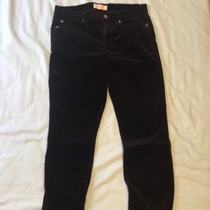 Skinny corduroy pants.